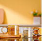 handle glass cup dessert coffee cup handle glass cup dessert coffee cup