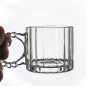 handle glass cup dessert coffee cup handle glass cup dessert coffee cup