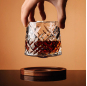Tumbler glass rotating cup Tumbler glass rotating cup