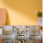 Glass cup Flat bottom rotating cup Glass cup Flat bottom rotating cup