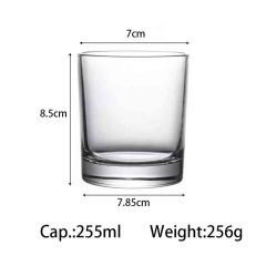 Glass water cup