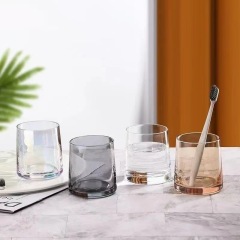 Glass water cup