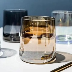 Glass water cup