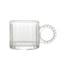 handle glass cup dessert coffee cup handle glass cup dessert coffee cup