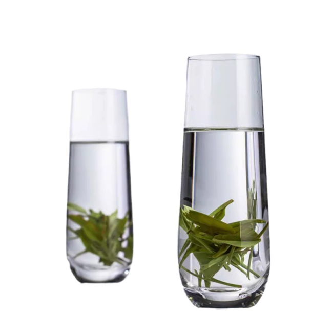 Glass champagne flute water cup