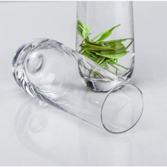 Glass champagne flute water cup