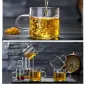 Wholesale Heat-resistant Simple Drinking Glass Cup With Handle