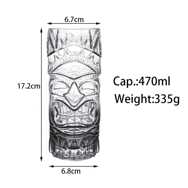  Ghost face tiki cup 