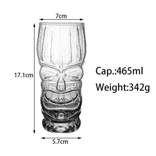  Ghost face tiki cup 