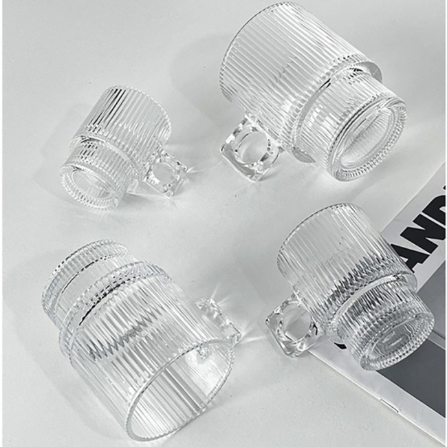Glass with handle Water cup Glass with handle Water cup