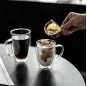 New Borosilicate Thermo Insulated Glass Coffee Tea Cup Mugs With Handle