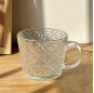 Glass with handle cup Glass with handle cup