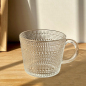 Glass with handle cup Glass with handle cup