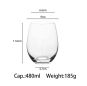 Egg-shaped cup Glass Egg-shaped cup Glass