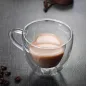 Hot Sale Coffee Tea double wall glass cup with high borosilicate glass coffee tea cup mug