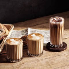 Striped coffee cup Water cup