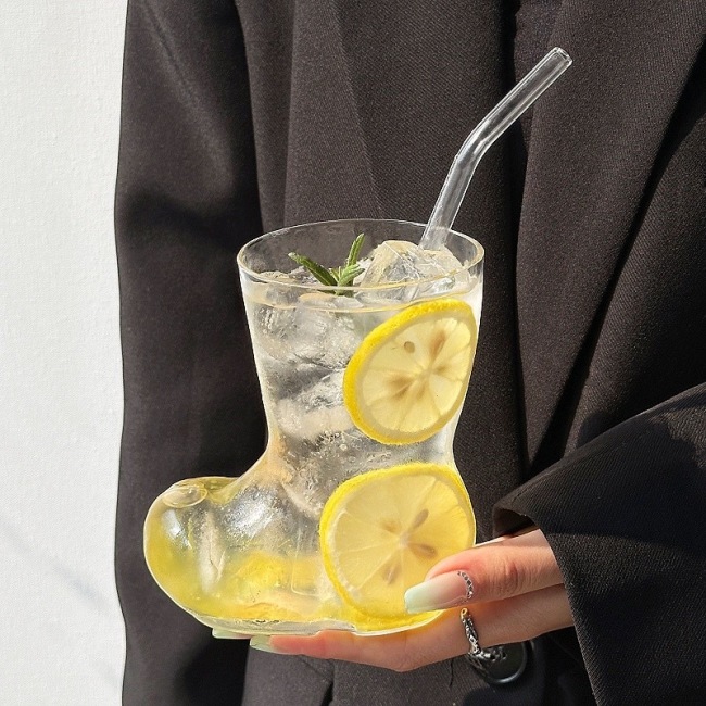 crystal shoe cup glass crystal shoe cup glass