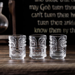  Coffee cup Ghost face shot glass Tiki cocktail glass