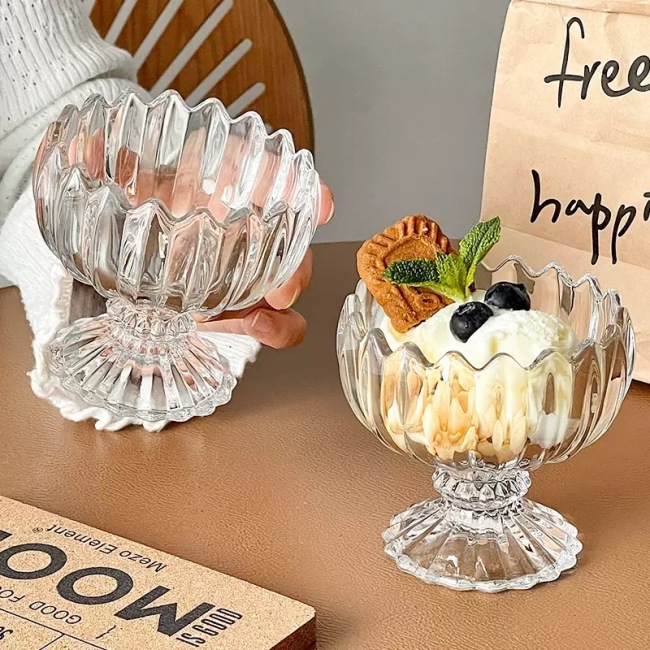 ice cream cup glass