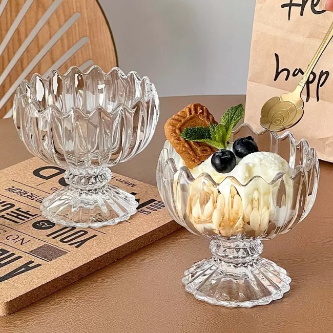 ice cream cup glass