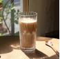 Glass Coffee Cup Ice Hockey Cup Glass Coffee Cup Ice Hockey Cup
