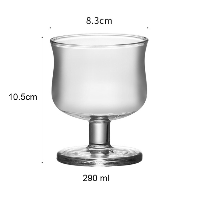 Small wine glasses water glasses