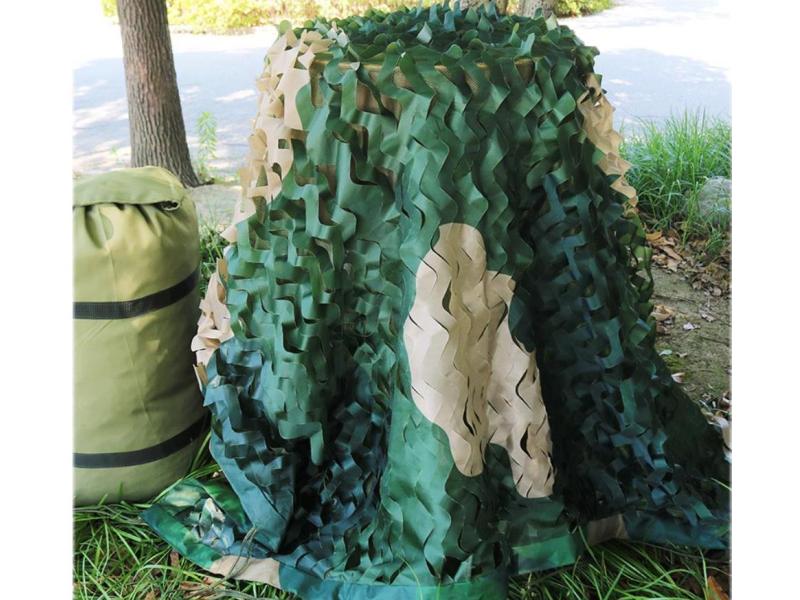 Filet de camouflage furtif à l'ombre de la jungle de camouflage vert armée en plein air