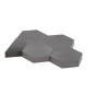 Plaque céramique hexagonale en carbure de silicium fritté (SIC) BP2761 pour plaque pare-balles