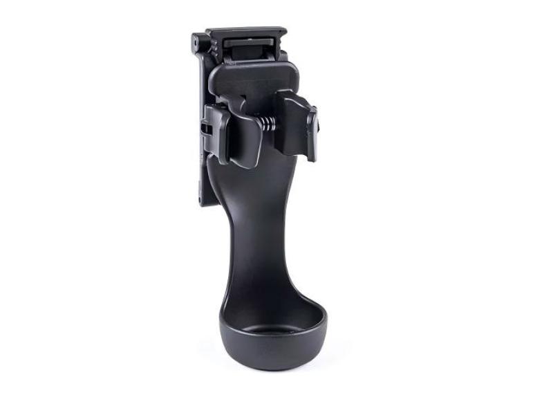 Hochwertiges schwarzes Taschenlampenholster BS1402