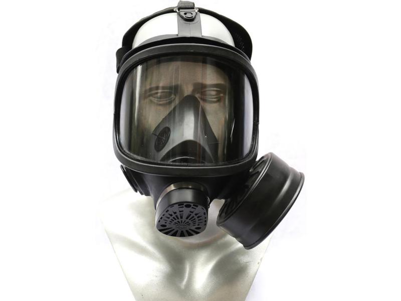 Gasmasker, groot uitsig, brandbeskerming, gasbeskerming, omvattende masker, chemiese rook- en gasbeskermingsmasker, hoofgedra