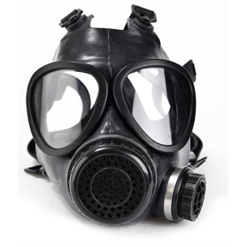 Selfaanvullende filtergasmasker vir brandredding, hoofdeksel-rubbermasker, brandbeskerming-omvattende masker