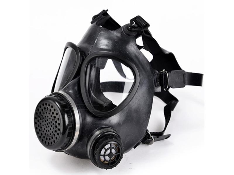 Противогаз с самовсасывающим фильтром для пожарно-спасательных работ, резиновая маска для головного убора, комплексная противопожарная маска