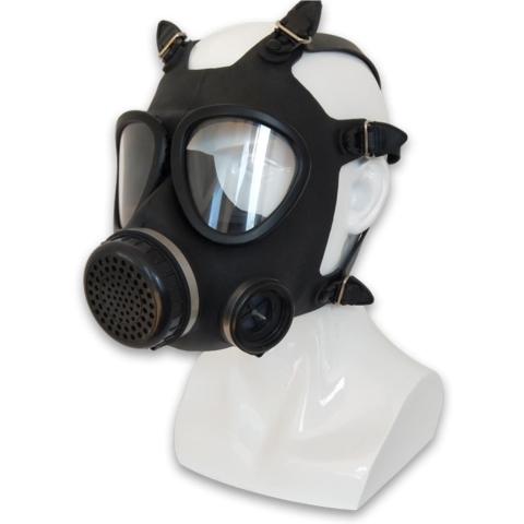 Máscara de gas con filtro autocebante para rescate contra incendios, máscara de goma para la cabeza, máscara integral de protección contra incendios