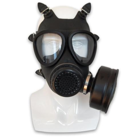 Самаўсмоктвальны фільтруючы процівагаз для пажарна-выратавальнай службы, гумовая маска для галаўных убораў, супрацьпажарная комплексная маска