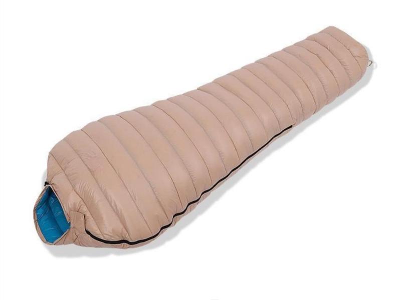 Открытый кемпинг Зимний утолщенный гусиный пух Холодостойкий теплый спальный мешок из пуха мумии