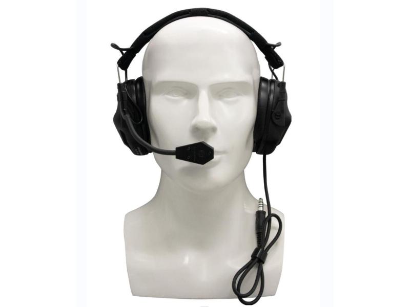 Électronique de tir tactique Protection d'écoute Bruit du casque, microphone de bande de protection d'isolation acoustique