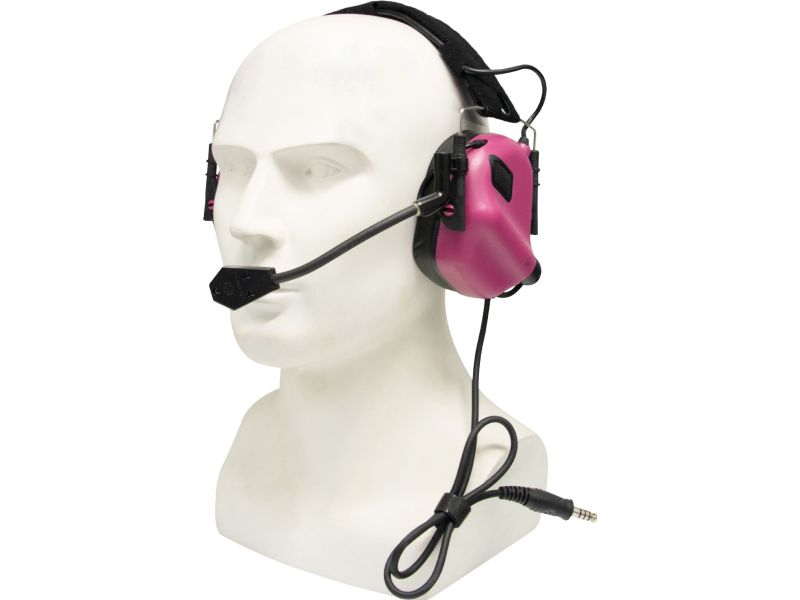 Electrónica de tiro táctico Protección auditiva Ruido de auriculares, banda de protección de aislamiento acústico Micrófono