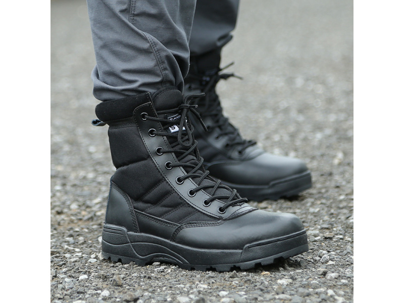 Мужские тактические ботинки Легкие армейские ботинки Военные рабочие ботинки Черные ботинки
