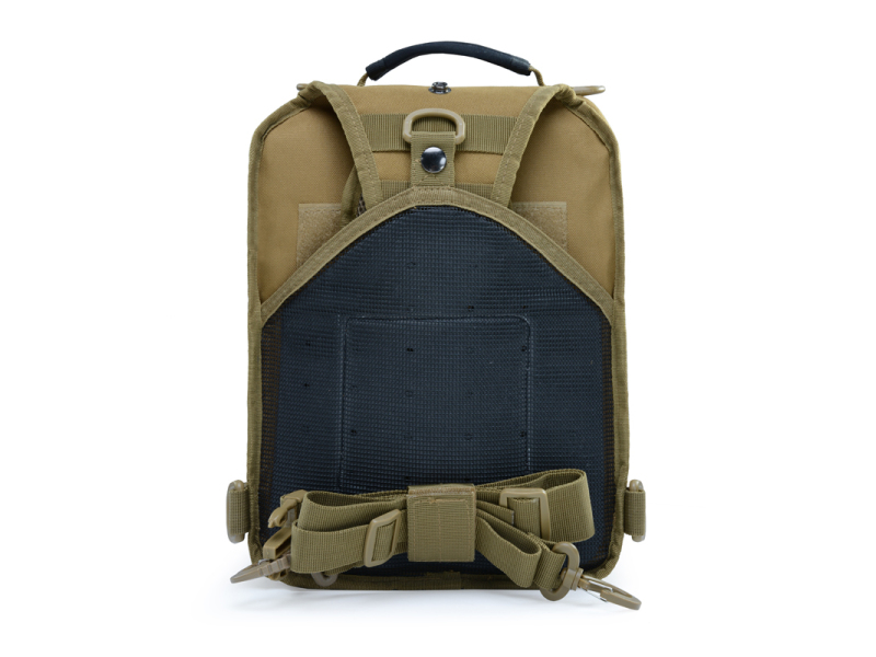 Paquete de bolsa de cabestrillo táctico con pistolera de pistola Mochila de alcance de asalto de hombro para transporte oculto