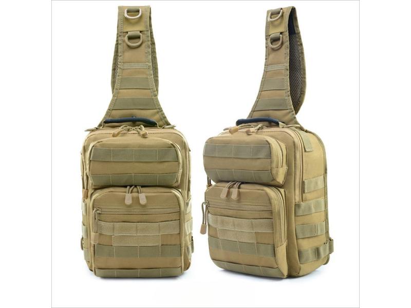 Тактическая сумка-слинг с кобурой для пистолета Наплечный штурмовой рюкзак для скрытого ношения