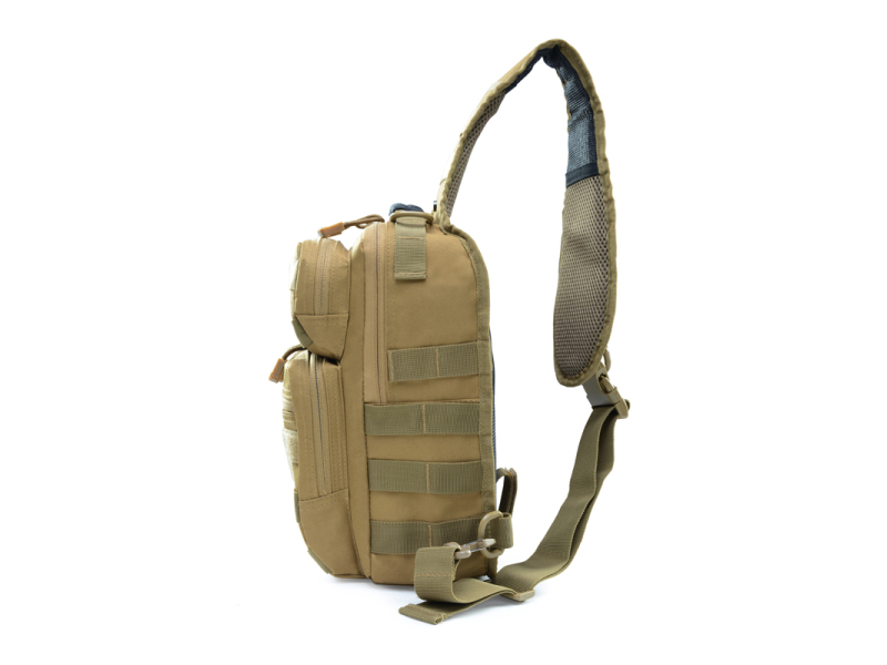 Tactical Sling Bag Pack met Pistool Holster Sling Shoulder Assault Range Rugsak vir versteekte dra
