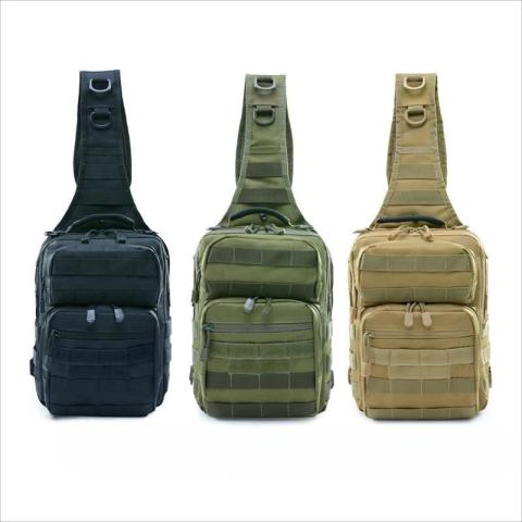 Tactical Sling Bag Pack з пісталетнай кабурай Sling Shoulder Assault Range Backpack для схаванага нашэння