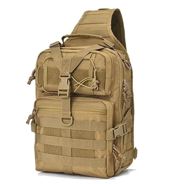 Molle System Portable Oxford Cloth Camouflage Messenger Outdoor One-Shoulder Tactical Extra-Large Chest Bag