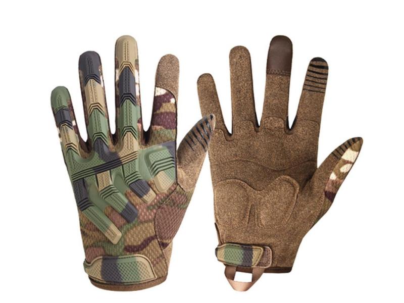 Hochwertige Outdoor Combat Rubber Tactical Handschuhe Vollfinger