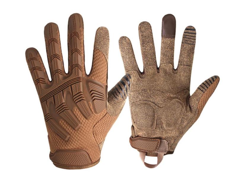 Hoë kwaliteit buiteluggeveg rubber taktiese handskoene volvinger