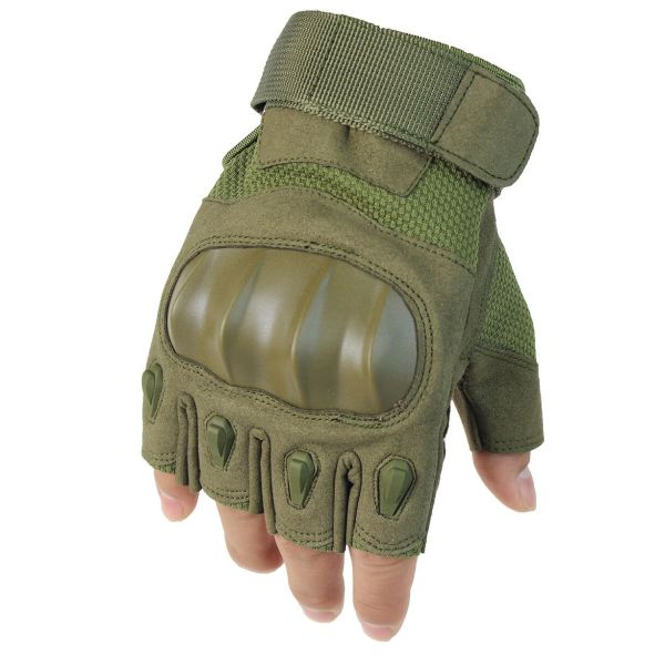 Nuevos guantes tácticos antideslizantes CS para exteriores de medio dedo