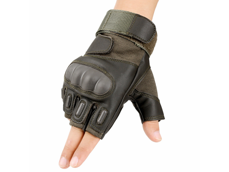 Высокое качество наружной защитной одежды Половинные тактические перчатки для борьбы с пальцами
