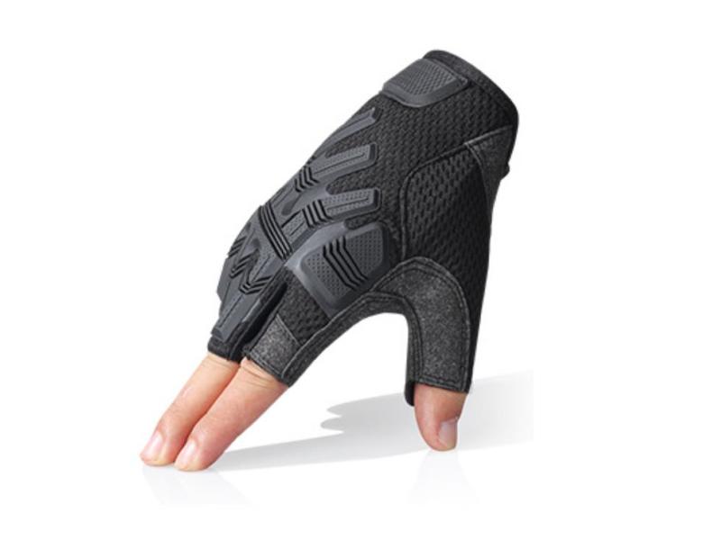 Camouflage de haute qualité combattant la main tactique à demi-doigt