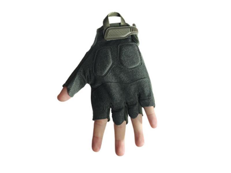 Camouflage de haute qualité combattant la main tactique à demi-doigt