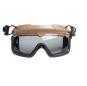 Fast Tactical Helm Dedicated Split Anti-Fog-Brille 3 mm dicke Linse CS-Feldbrille